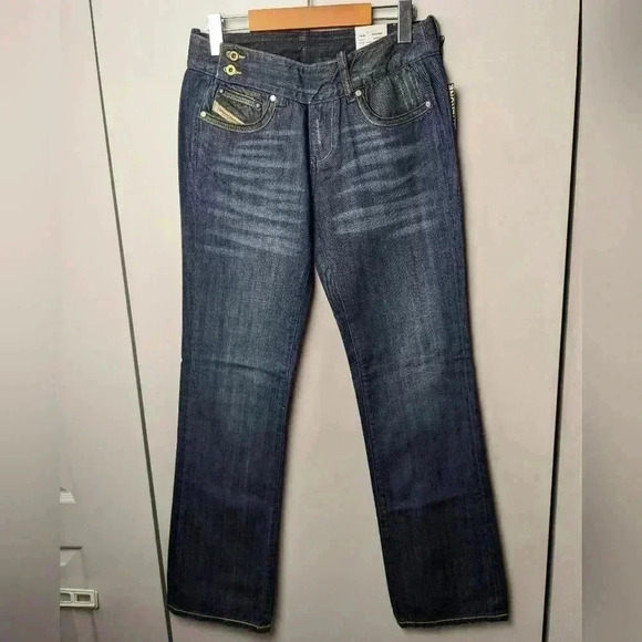 NWT ! DIESEL  CHERONE Model size 28X32 Y2K low waist, straight leg style - Picture 1 of 13